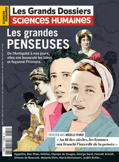 Couverture de la revue Les grands dossiers sciences humaines numéro 71, Les grandes penseuses